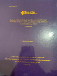 GAMBARAN TINGKAT KEPADATAN KECOA DAN FAKTOR YANG MEMPENGARUHINYA DI INSTALASI GIZI RUMAH SAKIT ISLAM JAKARTA СЕМРАКA PUTIH TAHUN 2024