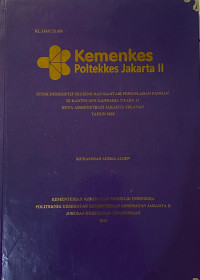 STUDI DESKRIPTIF HIGIENE DAN SANITASI PENGOLAHAN PANGAN DI KANTIN SDN GANDARIA UTARA 11 KOTA ADMINISTRASI JAKARTA SELATAN TAHUN 2025