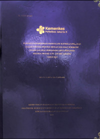 Hubungan Konsentrasi Particulate Matter 2,5 (PM2,5) Dan Karakteristik Individu Dengan Keluhan Subjektif Infeksi Saluran Pernapasan Akut (ISPA) Pada Pekerja Proyek X PT. Y Di DKI Jakarta Tahun 2025