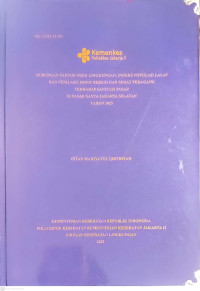 HUBUNGAN FAKTOR FISIK LINGKUNGAN, INDEKS POPULASI LALAT DAN PERILAKU HIDUP BERSIH DAN SEHAT PEDAGANG TERHADAP SANITASI PASAR DI PASAR SANTA JAKARTA SELATAN TAHUN 2025