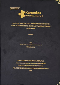RANCANG BANGUN ALAT SPIROMETER DILENGKAPI DENGAN INTERPRETASI HASIL DAN TAMPILAN GRAFIK  SPIROGRAM
