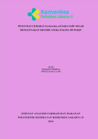 Pengujian Cemaran Escherichia coli Pada Tahu Segar Menggunakan Metode Angka Paling Mungkin