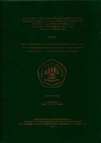 Evaluasi Flow Artivacts pada Pemerksaan MRI Genu Sequence  Axial TIRM Fat  Sat dengan penambahan Saturation Band dan Prubahan Phase Encoding Di RSUP Fatmawati.