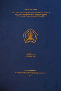 Profil Peresepan Antihipertensi pada Pasien Stroke Iskemik di ruang Rawat Inap Rumah Sakit Pusat Otak Nasional (PON) Periode Oktober - Desember Tahun 2019