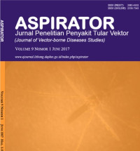 Jurnal Penelitian Penyakit Tular Vektor (Aspirator) Vol. 9 No.1