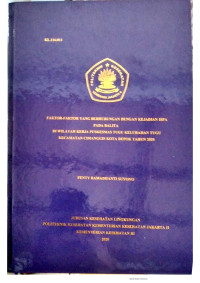 Faktor-Faktor yang Berhubungan dengan Kejadian ISPA pada BALITA di Wilayah Kerja Puskesmas Tugu Kelurahan Tugu Kecamatan Cimanggis Kota Depok Tahun 2020