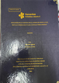 Image of PENGEMBANGAN SISTEM FETAL DOPPLER SIMULATOR DENGAN PEREKAMAN PADA GOOGLE SPREADSHEET