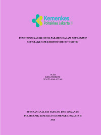 Image of PENETAPAN KADAR METIL PARABEN DALAM BODY SERUM SECARA KLT-SPEKTROFOTODENSITOMETRI