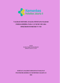 Image of PENETAPAN KADAR NATRIUM SIKLAMAT PADA  JAMU PEGAL LINU SEDIAAN CAIR SECARA SPEKTROFOTOMETRI UV-VIS