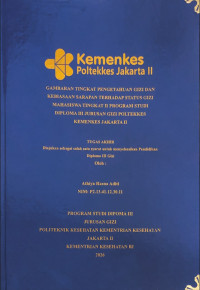Image of Gambaran Tingkat Pengetahuan Gizi dan Kebiasaan Sarapan Terhadap Status Gizi Mahasiswa Tingkat II Program Studi Diploma III Jurusan Gizi Poltekkes Kemenkes Jakarta II