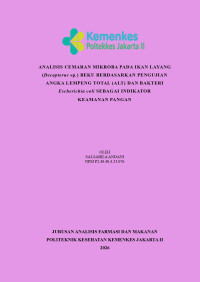 Image of ANALISIS CEMARAN MIKROBA PADA IKAN LAYANG (Decapterus sp.) BEKU BERDASARKAN PENGUJIAN ANGKA LEMPENG TOTAL (ALT) DAN BAKTERI Escherichia coli SEBAGAI INDIKATOR KEAMANAN PANGAN