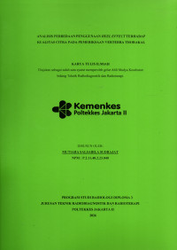 Image of ANALISIS PERBEDAAN PENGGUNAAN HEEL EFFECT TERHADAP  KUALITAS CITRA PADA PEMERIKSAAN VERTEBRA THORAKAL
