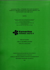 Image of ANALISIS CITRA ANTERIOR CRUCIATE LIGAMENT CORONAL OBLIQUE SEQUENCE PROTON DENSITY FAT SATURATION PADA MRI GENU