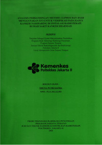 Image of ANALISIS PERBANDINGAN METODE CLIPBOX DAN MASK MENGGUNAKAN XVI UNTUK VERIFIKASI PADA KASUS KANKER NASOFARING DI INSTALASI RADIOTERAPI RUMAH SAKIT KANKER DHARMAIS