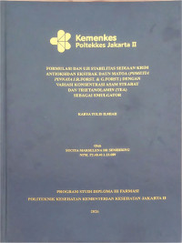 Image of Formulasi dan Uji Stabilitas Sediaan Krim Antioksidan Ekstrak Daun Matoa (Pometia pinnata J.R.Forst. & G.Forst.) dengan Variasi Konsentrasi  Asam Stearat dan Trietanolamin (TEA) sebagai Emulgator