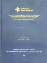 Image of Hubungan Polifarmasi dan Potensi Interaksi Obat pada Pasien Hipertensi Rawat Jalan dengan Penyakit Penyerta Diabetes Melitus Tipe 2 di RSIJ Cempaka Putih Tahun 2025
