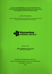 Image of EVALUASI PEMERIKSAAN OS MASTOID DENGAN SISTEM COMPUTED RADIOGRAPHY (CR) PADA KASUS MASTOIDITIS DI RS THT PROKLAMASI