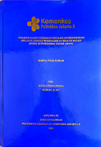Image of PERSEPSI PASIEN TERHADAP EDUKASI ANTIHIPERTENSI MELALUI LEAFLET BERDASARKAN HEALTH BELIEF MODEL DI PUSKESMAS TANAH ABANG