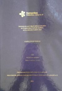 Image of Pengelolaan Obat Kedaluwarsa di Puskesmas Tanah Sareal Kota Bogor Tahun 2025