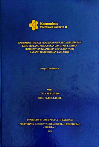 Image of Gambaran Tingkat Pengetahuan Warga  Kelurahan Limo  tentang Penggunaan Obat Tablet Hisap Fradiomycin-Gramicidin untuk Penyakit  Radang Tenggorokan Tahun 2026