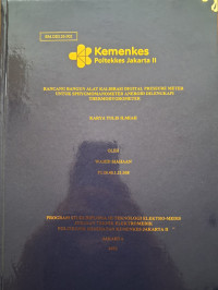Image of RANCANG BANGUN ALAT KALIBRASI DIGITAL PRESSURE METER UNTUK SPHYGMOMANOMETER ANEROID DILENGKAPI THERMOHYGROMETER