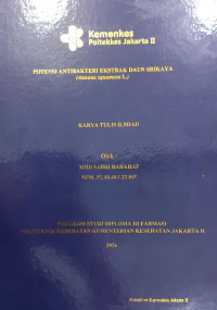Image of POTENSI ANTIBAKTERI EKSTRAK DAUN SRIKAYA ( Annona squamosa L. )