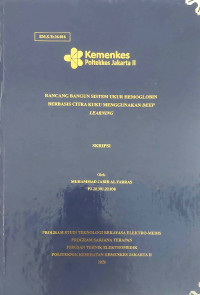 Image of RANCANG BANGUN SISTEM UKUR HEMOGLOBIN BERBASIS CITRA KUKU MENGGUNAKAN DEEP LEARNING