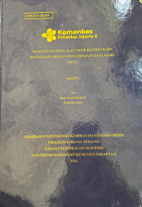 Image of RANCANG BANGUN ALAT UKUR SUCTION PUMP DILENGKAPI DENGAN PENYIMPANAN DATA HASIL UKUR