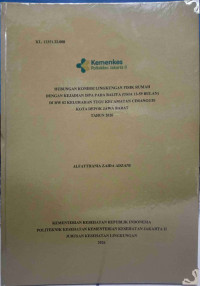 Image of HUBUNGAN KONDISI LINGKUNGAN FISIK RUMAH DENGAN KEJADIAN ISPA PADA BALITA (USIA 12-59 BULAN) DI RW 02 KELURAHAN TUGU KECAMATAN CIMANGGIS KOTA DEPOK JAWA BARAT TAHUN 2026