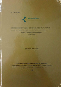 Image of Studi Deksriptif Tingkat Kepadatan Kecoa pada Tempat Penjualan Bahan Pangan di Pasar Mini Mangunjaya, Kabupaten Bekasi, Jawa Barat Tahun 2026