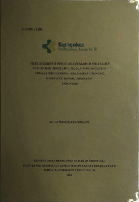 Image of STUDI DESKRIPTIF PENGELOLAAN SAMPAH PADA TAHAP PEWADAHAN, PENGUMPULAN, DAN PENGANGKUTAN DI PASAR INDUK CIKEMA KECAMATAN CIBINONG, KABUPATEN BOGOR, JAWA BARAT TAHUN 2026