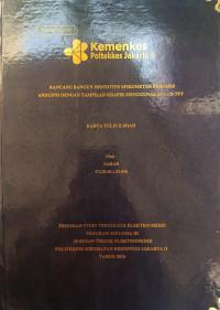 Image of RANCANG BANGUN PROTOTYPE SPIROMETER BERBASIS ARDUINO DENGAN TAMPILAN GRAFIK MENGGUNAKAN LCD TFT