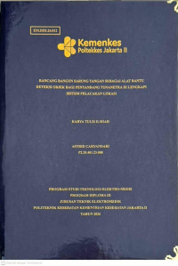 Image of RANCANG BANGUN SARUNG TANGAN SEBAGAI ALAT BANTU DETEKSI OBJEK BAGI PENYANDANG TUNANETRA DI LENGKAPI SISTEM PELACAKAN LOKASI