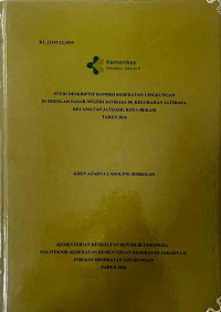 Image of STUDI DESKRIPTIF KONDISI KESEHATAN LINGKUNGAN SEKOLAH DI SD NEGERI JATIRASA 05, KELURAHAN JATIRASA, KECAMATAN JATIASIH, KOTA BEKASI, TAHUN 2026.