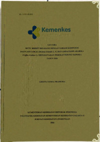 Image of UJI COBA MUTU BRIKET BIOARANG DENGAN VARIASI KOMPOSISI DAUN JATI LOKAL (Tectona Grandis L. F.) DAN AMPAS KOPI ARABIKA (Coffea Arabica L.) MENGGUNAKAN PEREKAT TEPUNG TAPIOKA TAHUN 2026