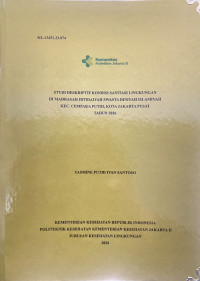 Image of Studi Deskriptif Kondisi Sanitasi Lingkungan di Madrasah Ibtidaiyah Swasta Diniyah Islamiyah Kec. Cempaka Putih Kota Jakarta Pusat Tahun 2026