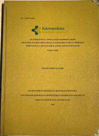 Image of UJI EFEKTIVITAS INFUSA DAUN MAHKOTA DEWA (PHALERIA MACROCARPA) SEBAGAI LARVASIDA NABATI TERHADAP MORTALITAS LARVA NYAMUK AEDES AEGYPTI INSTAR III TAHUN 2026