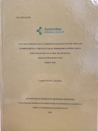Image of Uji Coba Pemanfaatan Sampah Pasar (Sawi Putih) Menjadi Kompos Menggunakan Mikroorganisme Lokal (MOL) Buah Pisang, dan MOL Buah Pepaya Sebagai Bioaktivator Tahun 2026