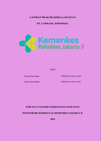 LAPORAN PKL PT. CAPSUGEL INDONESIA