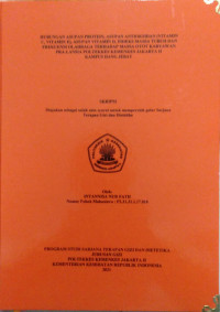Hubungan Asupan Protein, Asupan Antioksidan (Vitamin C, Vitamin E), Asupan Vitamin D, Indeks Massa Tubuh Dan Frekuensi Olahraga Terhadap Massa Otot Karyawan Pra-Lansia Poltekkes Jakarta II Kampus Hang Jebat