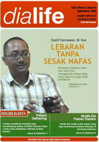 Dialife - Buletin Informasi Kesehatan ginjal  Edisi Khusus Lebaran September 2009