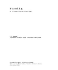 Image of forallx An Introduction to Formal Logic