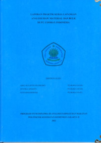 Image of Laporan Praktik Kerja Lapangan PT Cosmax Indonesia