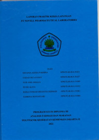 Laporan Praktik Kerja Lapangan PT Novel Pharmaceutical Laboratories