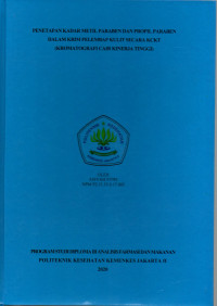 Penetapan Kadar Metil Paraben dan Propil Paraben dalam Krim Pelembap Kulit secara KCKT (Kromatografi Cair Kinerja Tinggi)