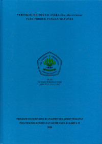 Verifikasi Metode Uji Angka Enterobacteriaceae Pada Produk Pangan Mayones