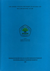 Uji Angka Paling Mungkin Escherichia coli Dalam Daging Ayam