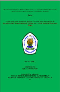 Survey Kenyamanan Pasien Terhadap Penggunaan Alat Imobilisasi Masker Termoplastik di Departemen Radioterapi Rumah Sakit MRCCC Siloam Semanggi