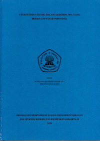 Uji Koefisien Fenol Dalam Alkohol 70% yang Berada di Pasar Indonesia