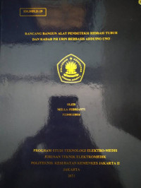 Rancang Bangun Alat Pendeteksi Hidrasi Tubuh Dan Kadar PH Urin Berbasis Arduino Uno